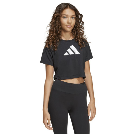 Adidas Παιδική κοντομάνικη μπλούζα Train-Essentials Glam Print Tee